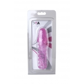 Розовая насадка с нежными шипами - 13,5 см. - Toyfa Basic - в Брянске купить с доставкой