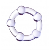 Фиолетовое эрекционное кольцо A-Toys - A-toys - в Брянске купить с доставкой Фиолетовое эрекционное кольцо A-Toys - A-toys - в Брянске купить с доставкой