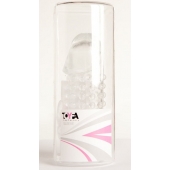 Гелевая прозрачная насадка с 2 отростками - 13 см. - Toyfa Basic - в Брянске купить с доставкой