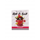 Стимулирующий презерватив-насадка Roll   Ball Raspberry - Sitabella - купить с доставкой в Брянске
