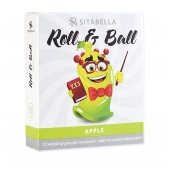 Стимулирующий презерватив-насадка Roll   Ball Apple - Sitabella - купить с доставкой в Брянске