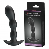 Черный анальный стимулятор простаты с вибрацией Special Anal Massager - 14,5 см. - Baile - в Брянске купить с доставкой