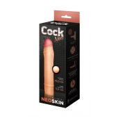 Телесная насадка-удлинитель из неоскин - 19,5 см. - LOVETOY (А-Полимер) - в Брянске купить с доставкой