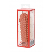 Телесная насадка на фаллос с бугорками KOKOS Extreme Sleeve 10 - 15,8 см. - KOKOS - в Брянске купить с доставкой