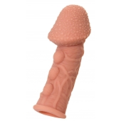Насадка на фаллос с пузыриками, венками и ребристостью KOKOS Extreme Sleeve 09 - 12,7 см. - KOKOS - в Брянске купить с доставкой