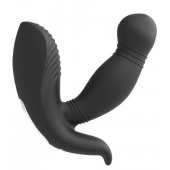 Черный вибромассажер простаты PROSTATE HERO - Dream Toys - в Брянске купить с доставкой
