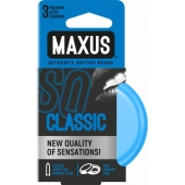 Классические презервативы в железном кейсе MAXUS Classic - 3 шт. - Maxus - купить с доставкой в Брянске