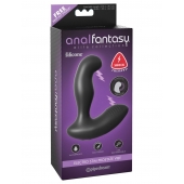 Черный массажер простаты Electro Stim Prostate Vibe с электростимуляцией - 13,3 см. - Pipedream - купить с доставкой в Брянске