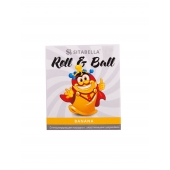 Стимулирующий презерватив-насадка Roll   Ball Banana - Sitabella - купить с доставкой в Брянске