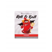 Стимулирующий презерватив-насадка Roll   Ball Cherry - Sitabella - купить с доставкой в Брянске