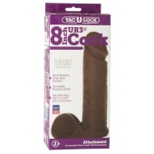 Насадка-реалистик Vac-U-Lock 8  ULTRASKYN Cock - 20,6 см. - Doc Johnson - купить с доставкой в Брянске