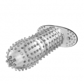 Закрытая прозрачная насадка Crystal sleeve - 12 см. - Erowoman-Eroman - в Брянске купить с доставкой