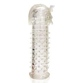 Закрытая прозрачная насадка на пенис Crystal Sleeve Faraon - 13,5 см. - Erowoman-Eroman - в Брянске купить с доставкой