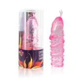 Закрытая рельефная насадка Crystal sleeve snakes в виде змеи с усиками - 14 см. - Erowoman-Eroman - в Брянске купить с доставкой