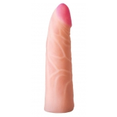 Фаллическая насадка на трусики харнесс - 17,5 см. - LOVETOY (А-Полимер) - купить с доставкой в Брянске