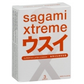Ультратонкие презервативы Sagami Xtreme SUPERTHIN - 3 шт. - Sagami - купить с доставкой в Брянске