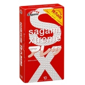 Утолщенные презервативы Sagami Xtreme Feel Long с точками - 10 шт. - Sagami - купить с доставкой в Брянске