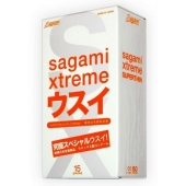 Ультратонкие презервативы Sagami Xtreme SUPERTHIN - 15 шт. - Sagami - купить с доставкой в Брянске