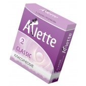 Классические презервативы Arlette Classic - 3 шт. - Arlette - купить с доставкой в Брянске