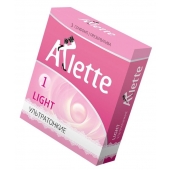 Ультратонкие презервативы Arlette Light - 3 шт. - Arlette - купить с доставкой в Брянске