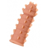 Телесная реалистичная насадка KOKOS Extreme Sleeve 04 с дополнительной стимуляцией - 12,7 см. - KOKOS - в Брянске купить с доставкой Телесная реалистичная насадка KOKOS Extreme Sleeve 04 с дополнительной стимуляцией - 12,7 см. - KOKOS - в Брянске купить с доставкой