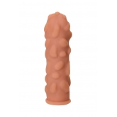 Телесная реалистичная насадка KOKOS Extreme Sleeve 11 с дополнительной стимуляцией - 12,7 см. - KOKOS - в Брянске купить с доставкой Телесная реалистичная насадка KOKOS Extreme Sleeve 11 с дополнительной стимуляцией - 12,7 см. - KOKOS - в Брянске купить с доставкой