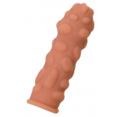 Телесная реалистичная насадка KOKOS Extreme Sleeve 11 с дополнительной стимуляцией - 12,7 см. - KOKOS - в Брянске купить с доставкой Телесная реалистичная насадка KOKOS Extreme Sleeve 11 с дополнительной стимуляцией - 12,7 см. - KOKOS - в Брянске купить с доставкой