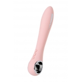 Розовый силиконовый вибратор с электростимуляцией GALVANI VIBE - 21 см. - ToyFa - купить с доставкой в Брянске