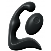 Черный вибромассажер простаты с пультом ДУ Control P-Spot Pro - Pipedream - в Брянске купить с доставкой