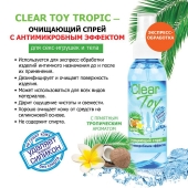 Очищающий спрей для игрушек CLEAR TOY Tropic - 100 мл. - Биоритм - купить с доставкой в Брянске