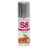 Смазка на водной основе S8 Flavored Lube со вкусом вишни - 125 мл. - Stimul8 - купить с доставкой в Брянске Смазка на водной основе S8 Flavored Lube со вкусом вишни - 125 мл. - Stimul8 - купить с доставкой в Брянске