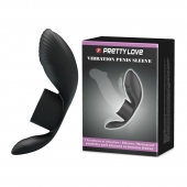 Черное кольцо на пенис с вибрацией Vibration Penis Sleeve - Baile - в Брянске купить с доставкой