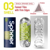 Мастурбатор SPINNER Shell - Tenga - в Брянске купить с доставкой