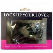 Черные меховые наручники Love с ключиками - Baile - купить с доставкой в Брянске