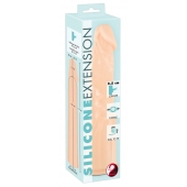 Телесная насадка-удлинитель Silicone Extension - 19 см. - Orion - в Брянске купить с доставкой