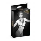 Черная упряжь на грудь Laura - Bijoux Pour Toi - купить с доставкой в Брянске