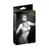 Черная упряжь на грудь Julia - Bijoux Pour Toi - купить с доставкой в Брянске