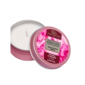 Массажная свеча  Клубника в сливках - БиоМед - купить с доставкой в Брянске