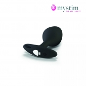 Черная пробка Mystim Rocking Vibe S с возможностью подключения к электростимулятору - 9,7 см. - MyStim - купить с доставкой в Брянске