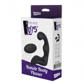 Черный вибромассажер простаты REMOTE BOOTY PLEASER - Dream Toys - в Брянске купить с доставкой