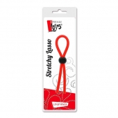 Красное эрекционное лассо с одной бусинкой-утяжкой STRETCHY THICK LASSO - Dream Toys - в Брянске купить с доставкой