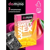 Презервативы для орального секса DOMINO Sweet Sex с ароматом манго - 3 шт. - Domino - купить с доставкой в Брянске