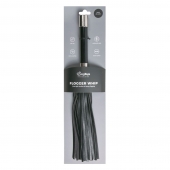 Черная плеть Easytoys Flogger With Metal Grip - 38 см. - Easy toys - купить с доставкой в Брянске