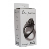 Черное эрекционное виброкольцо Pure Passion Midnight - Lola Games - в Брянске купить с доставкой
