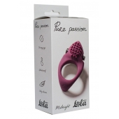 Бордовое эрекционное виброкольцо Pure Passion Midnight - Lola Games - в Брянске купить с доставкой