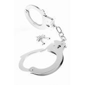 Металлические серебристые наручники Designer Metal Handcuffs - Pipedream - купить с доставкой в Брянске