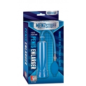 Синяя вакуумная помпа MENZSTUFF PENIS ENLARGER - Dream Toys - в Брянске купить с доставкой