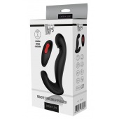 Черный вибромассажер простаты SWIRLING P-PLEASER - Dream Toys - в Брянске купить с доставкой