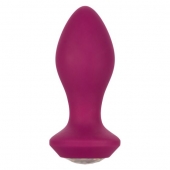 Фиолетовая анальная вибропробка с кристаллом Vibrating Crystal Probe - 10,75 см. - California Exotic Novelties