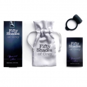 Темно-серое эрекционное кольцо Vibrating Love Ring с вибрацией - Fifty Shades of Grey - в Брянске купить с доставкой